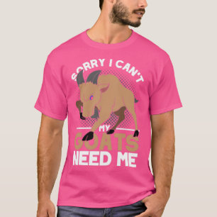 T-shirt Fermier Amant de chèvre drôle Agriculture Animaux 