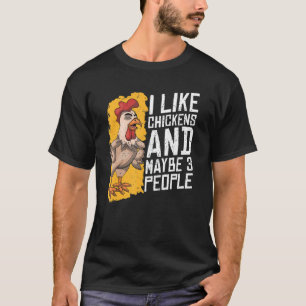 T-shirt Fermier Animal Volaille Oiseau Rooster Poulet