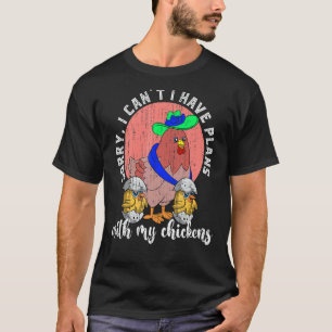 T-shirt Fermier Cute Animal de ferme Volaille Oiseau Hen P