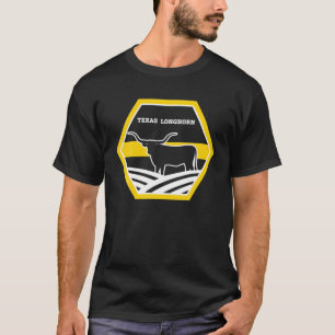 T-shirt Fermier de bétail - Texas Longhorn Cow