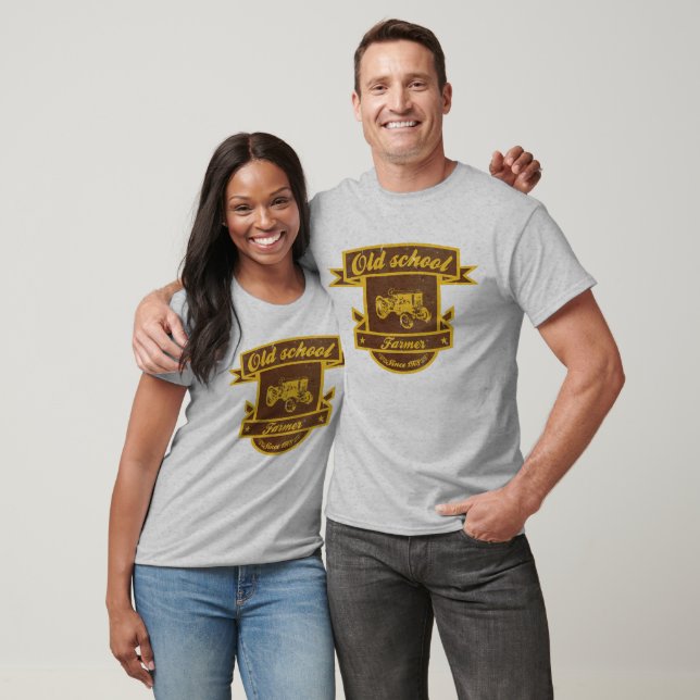 T-shirt Fermier de la vieille école (Unisexe)