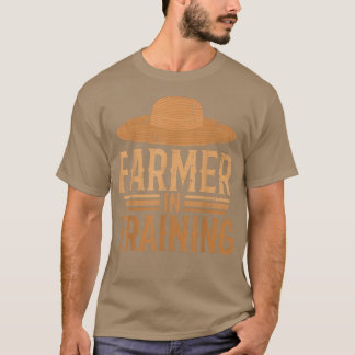 T-shirt Fermier en formation Planteur agricole Grange Ranc