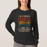 Fermier Grand-père Tracteur rétro Granddad Farm