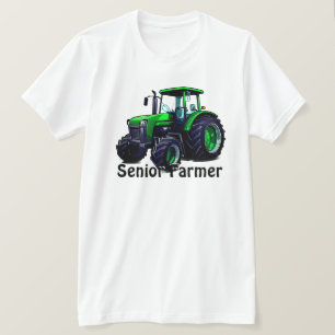 T-shirt "Fermier principal" et tracteur vert