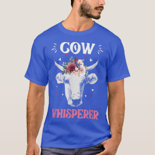 T-shirt Fermier Vache Whisperer Agriculture