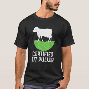 T-shirt Fermier Vintage certifié Tit Puller