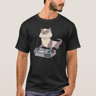 T-shirt Ferret Anime Gaming Gamer Kawaii Gift