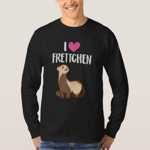 T-shirt Ferret Maman Papa Mustela Nigripes 1