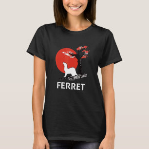 T-shirt Ferret Maman Papa Mustela Nigripes_7
