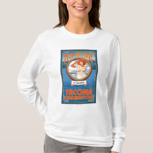 T-shirt Ferry d'équitation de femme - Tacoma, Washington