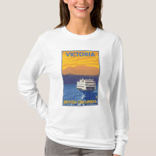 T-shirt Ferry et montagnes - Victoria, AVANT JÉSUS CHRIST