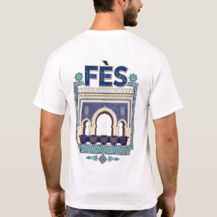 T-shirt Fès Maroc - illustration architecturale