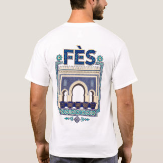 T-shirt Fès Maroc - illustration architecturale