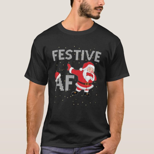 T-shirt Festif AF inapproprié drôle Naughty vacances amusa (Devant)