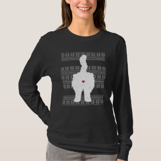 T-shirt Festif Chat Butt Vacances de Noël