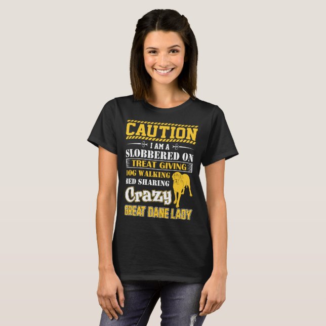 T-shirt Festin donnant Madame folle de marche Tee de great (Devant entier)