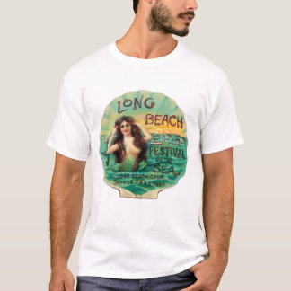 T-shirt Festival 1908 de Long Beach de la mer