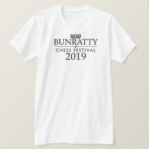 T-shirt Festival 2019 d'échecs de Bunratty