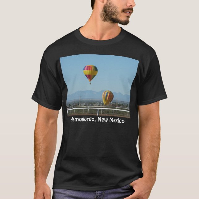 T-shirt Festival Alamogordo Nouveau Mexique de ballon (Devant)