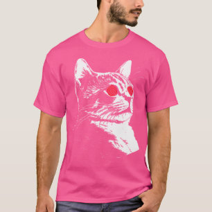 T-shirt Festival de Chat Rave Edm Illusion Trippy Kitty Ps