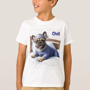 T-shirt Festival de la journée de sommeil du bouledogue fr