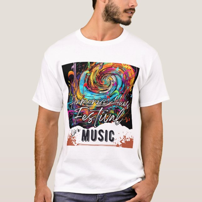 T-shirt Festival de musique live (Devant)