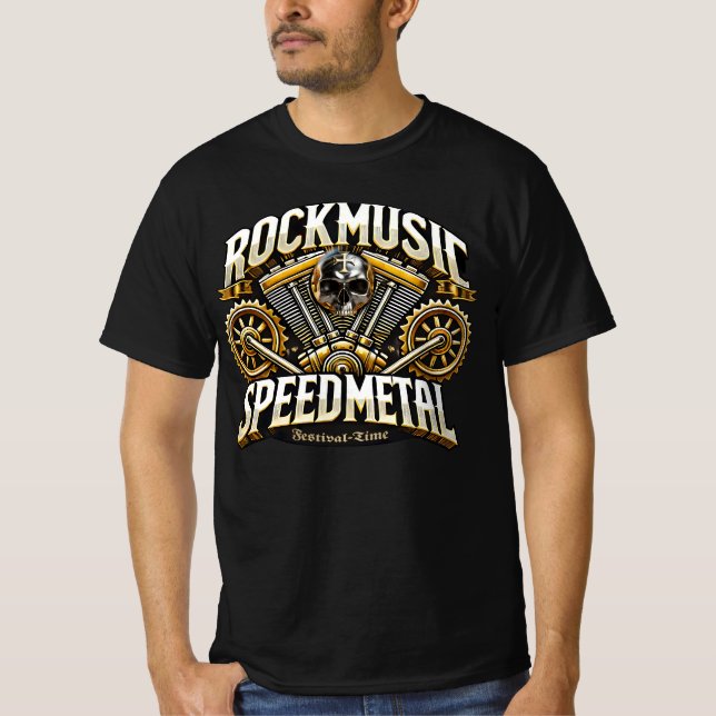 T-shirt Festival de musique rock (Devant)