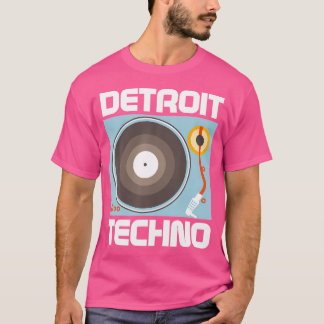 T-shirt Festival De Musique Techno House De Détroit Enregi