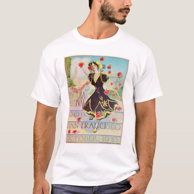 T-shirt Festival de Portola à San Francisco 1909 (Devant)