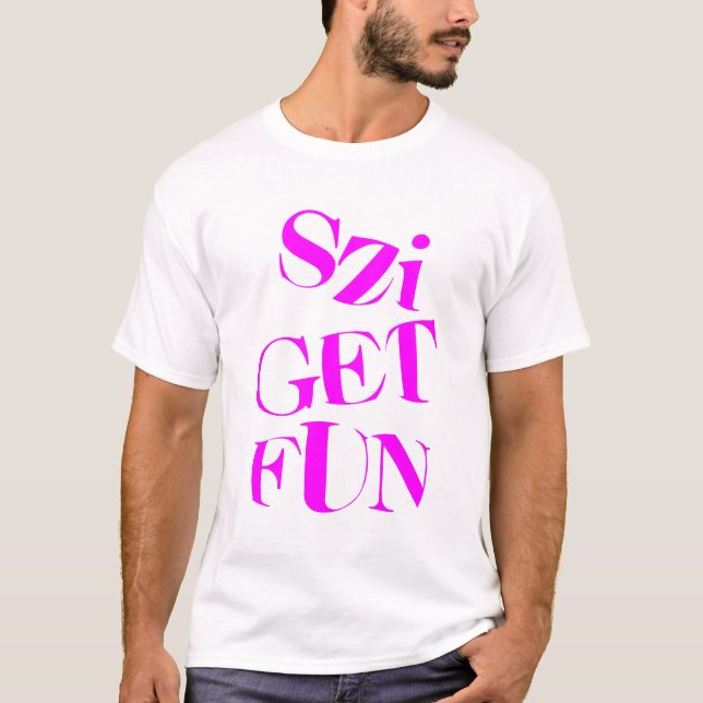 T-shirt Festival de Sziget Août Budapest Hongrie (Devant)