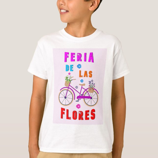 T-shirt Festival des Fleurs Juillet Medellin Feria De Las  (Devant)