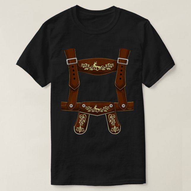 T-shirt Festival d'octobre costume bavarian (Design devant)