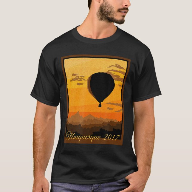 T-shirt Festival du ballon d'Albuquerque 2017 Fiesta Inter (Devant)