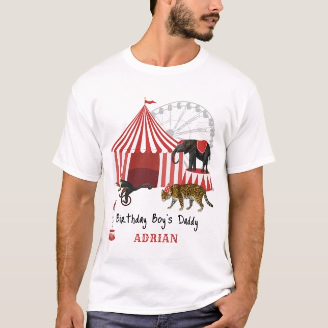 T-shirt Festival du Carnaval Big Top Anniversaire Thème (Devant)