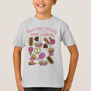 T-shirt Festival du carnaval de printemps Corndog Ice Crea