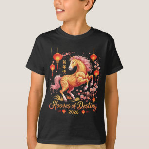 T-shirt Festive 2026 Cheval Dame Sabots De Destin Zodiaque