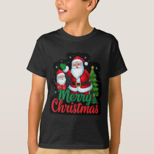 T-shirt "Festive Cheer : Joyeux sapin de Noël et design Pè