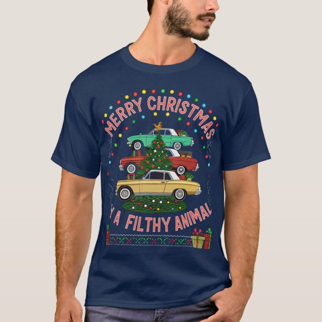 T-shirt Festive de Noël (Devant)