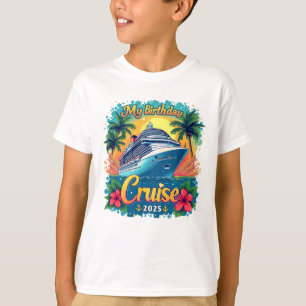 T-shirt Festive My Birthday Cruise Ship Party 2025