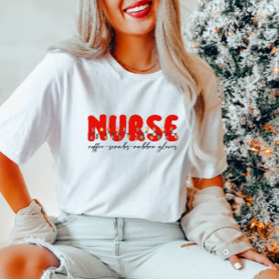 T-shirt Festive Nurse Holiday