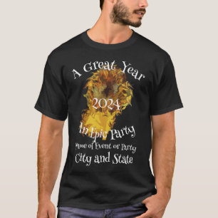 T-shirt Fête 2024 Mixer de danse Patio Célébration Jardin