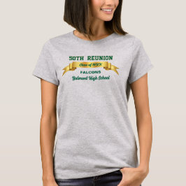 T-shirt Fête! 50e réunion personnalisée de la promotion 
