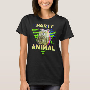 T-shirt FÊTE ANIMAL Drôle Chouette Filles Garçons Annivers