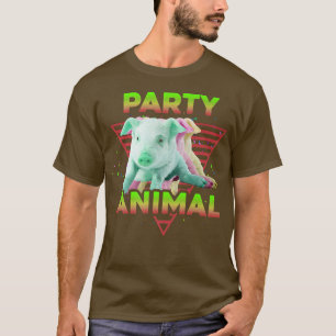 T-shirt FÊTE ANIMAL Drôle Cochon Lover Filles Garçons Enfa