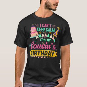 T-shirt Fête Anniversaire des femmes Je ne peux pas garder