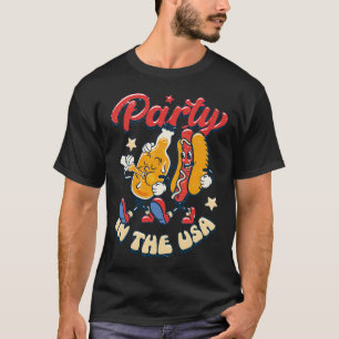 T-shirt Fête Aux Etats-Unis 4 juillet Fête De L'Indépendan