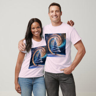T-shirt "Fête Céleste : Noël défiant la gravité Ma