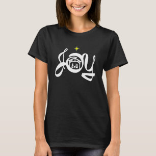 T-shirt Fête chrétienne de Noël Joie Jésus Foi de la crèch