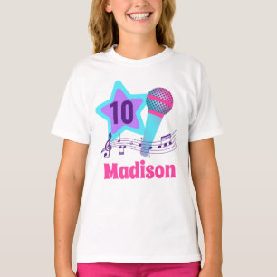 T-shirt Fête comme une chemise d'anniversaire pop star