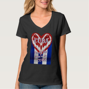 T-shirt Fête Comme Vous À Cuba Yo Amo Cuba I Love Cuba